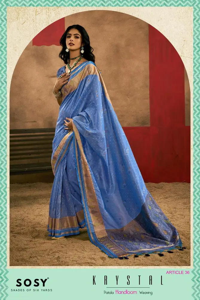 Krystal By Sosy Handloom Weaving Silk Sarees Suppliers In India